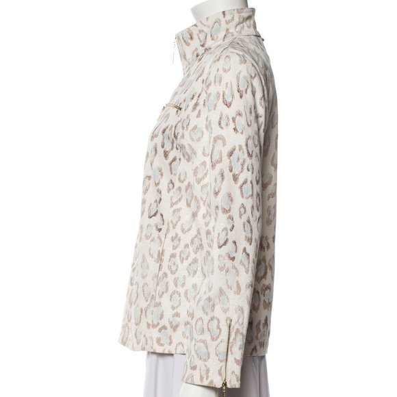 ST. JOHN SPORT Leopard Print Jacket   |   Size P - Picture 4 of 10